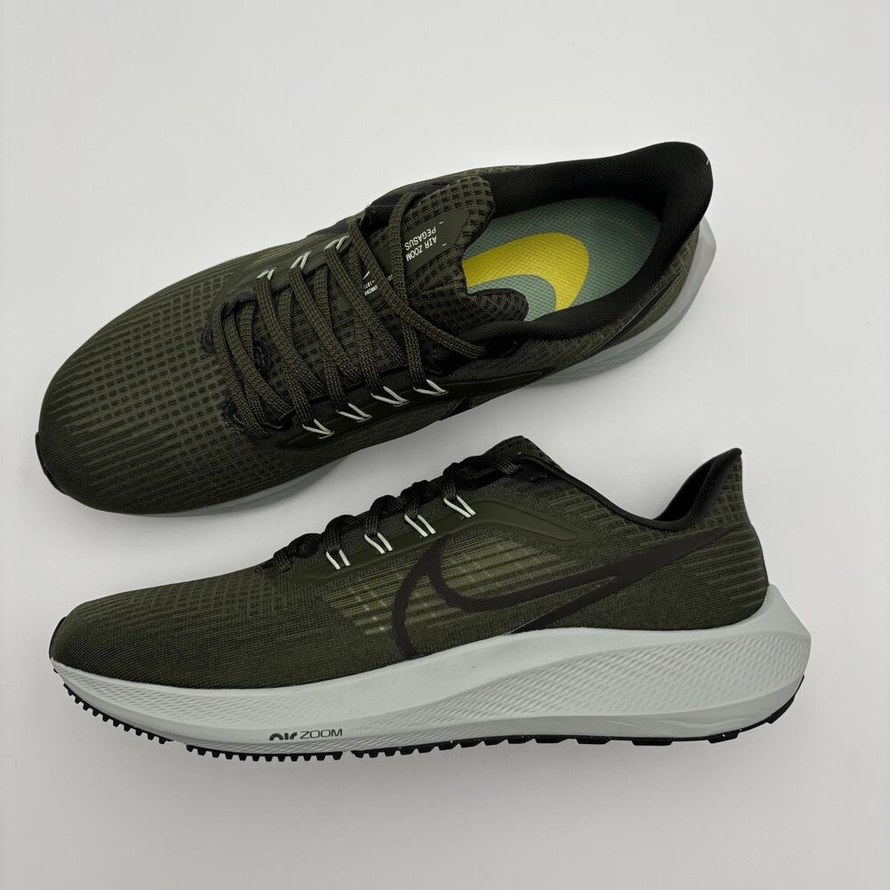 Men’s Nike Air Pegasus 39 Olive Green Running Shoes size 10